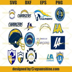Los Angeles Chargers Svg Bundle, Los Angeles Chargers Logo Svg, NFL Svg, Football Svg Bundle, Football Fan Svg