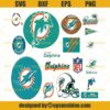 Miami Dolphins Svg Bundle, Miami Dolphins Logo Svg, NFL Svg, Football Svg Bundle, Football Fan Svg