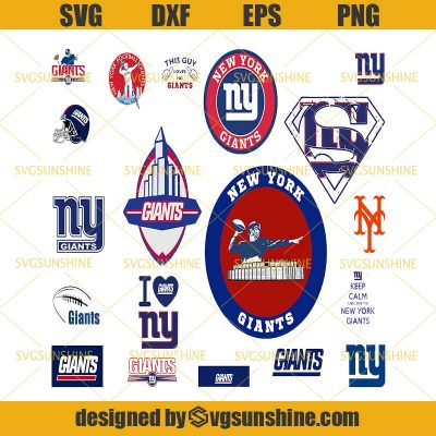 New York Giants Svg Bundle, New York Giants Logo Svg, NFL Svg, Football ...