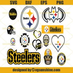 Pittsburgh Steelers Svg Bundle, Pittsburgh Steelers Logo Svg, NFL Svg, Football Svg Bundle, Football Fan Svg