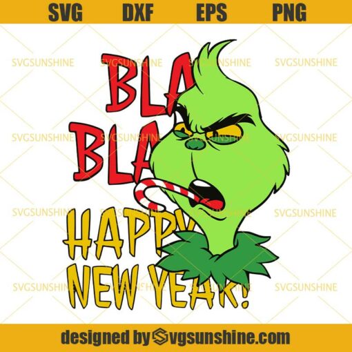 Grinch Happy New Year Svg, The Grinch Svg, Christmas Svg