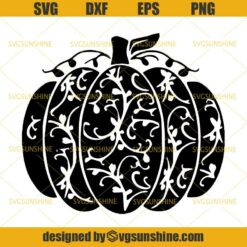 Pumpkin Flower SVG, Pumpkin Halloween SVG, Pumpkin SVG