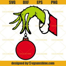 Grinch Hands Svg, Grinch Countdown To Christmas Svg, The Grinch Svg ...