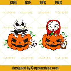 Nightmare Before Christmas SVG, Jack and Sally SVG, Jack Skellington SVG, Sally SVG, Halloween SVG