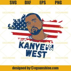 Kanye West Rapper SVG DXF EPS PNG Cutting File for Cricut