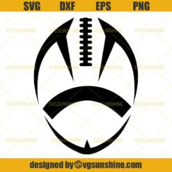 Football Outline SVG Cut File, American Football SVG, Football SVG DXF EPS PNG