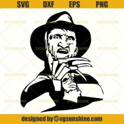Freddy Krueger Hand And Christmas Ball SVG, Freddy Krueger Merry Christmas SVG PNG EPS DXF File