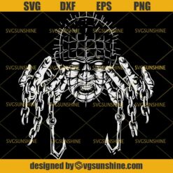 Hellraiser SVG DXF EPS PNG, Horror Movie Killers SVG, Halloween SVG