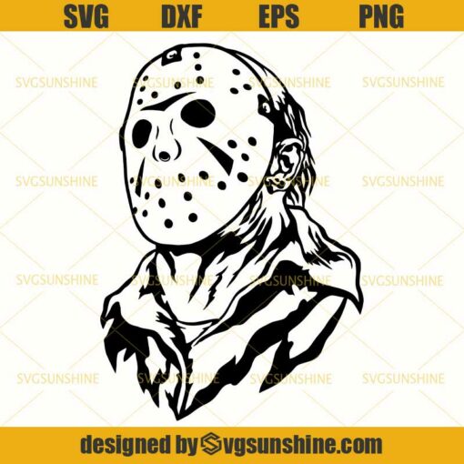 Jason Voorhees SVG PNG DXF EPS, Jason SVG, Jason Voorhees Digital File Download