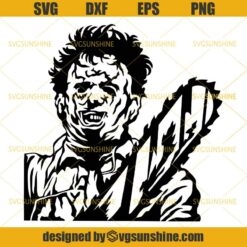 Leatherface SVG PNG DXF EPS, Horror Movie Killer SVG, Halloween SVG