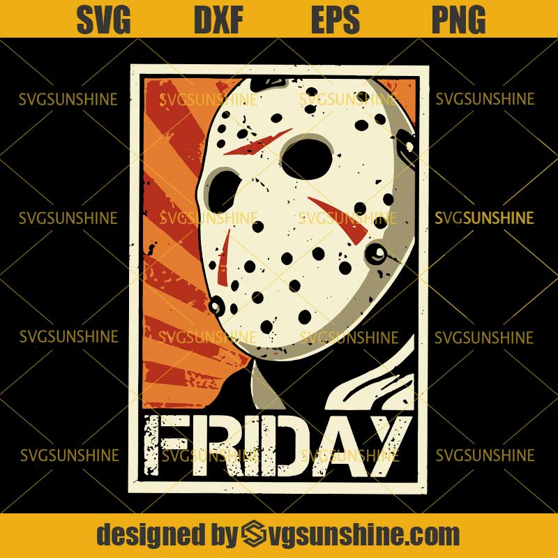 Download Jason Voorhees Friday SVG, Horror Movies Killers Halloween ...