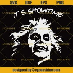 Beetlejuice It's Showtime SVG Digital File Download, Halloween SVG PNG DXF EPS