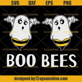 Boo Bees SVG, Boo Bees Halloween Costume Funny Silhouette, Cricut SVG ...