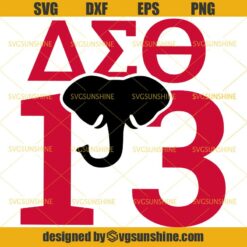 Delta Sigma Theta SVG PNG DXF EPS Cutting File for Cricut