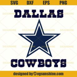 Dallas Cowboys Logo SVG PNG DXF EPS Cutting File for Cricut