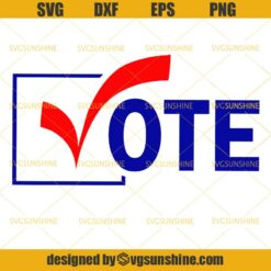 Vote SVG DXF EPS PNG, Voting Presidential Election Trump or Biden 2020 SVG