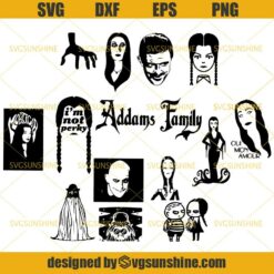 The Addams Family SVG Bundle, Addams Family SVG PNG DXF EPS