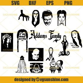 The Addams Family SVG Bundle, Addams Family SVG PNG DXF EPS - Sunshine