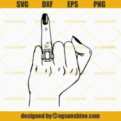 Wedding Finger SVG, Wedding Ring SVG, Ring SVG, Diamond Ring SVG, Bride SVG PNG DXF EPS