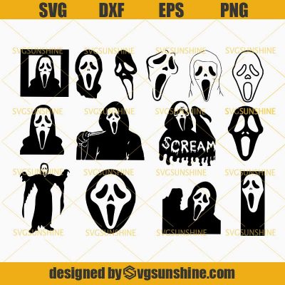 Scream SVG Bundle, Ghostface SVG Bundle, Halloween SVG Cut Files ...