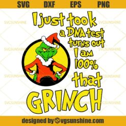 Dont Be A Salty Grinch Svg, The Grinch Svg, Merry Christmas Svg