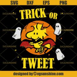 Peanuts Snoopy Trick Or Tweet Halloween SVG, Snoopy Halloween SVG DXF EPS PNG