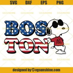 Snoopy Boston SVG, Snoopy SVG DXF EPS PNG