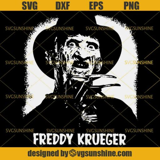 Freddy Krueger SVG DXF EPS PNG, Horror Movies Killer SVG, Halloween SVG