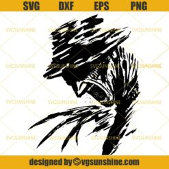 Freddy Krueger Stitch SVG, Stitch Halloween SVG PNG DXF EPS Cut Files