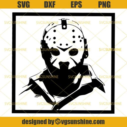 Jason Voorhees Friday the 13th Halloween SVG, Jason Voorhees SVG DXF EPS PNG