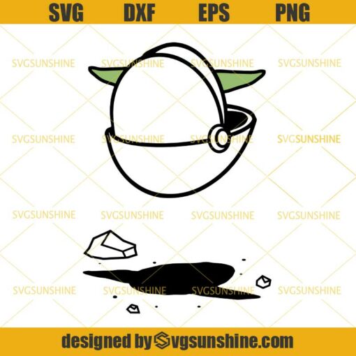 The Child Star Wars SVG, Baby Yoda SVG DXF EPS PNG