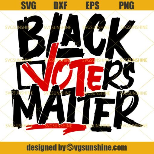 Black Voters Matter SVG, Vote 2020 SVG PNG DXF EPS