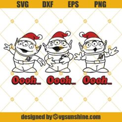 Disney Toy Story Aliens Christmas Svg, Oooh Christmas Svg Png Dxf Eps