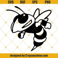 Jackets SVG PNG DXF EPS Cut Files Clipart Cricut, Jackets Mascot SVG, Yellow Jackets SVG