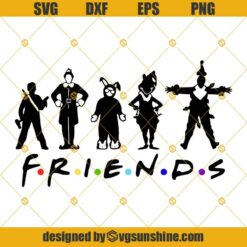 Friends Christmas Movie Characters SVG PNG EPS DXF