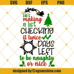 Christmas Countdown SVG, Christmas Sign SVG, Grinch Days Til Christmas SVG