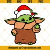 Christmas Baby Yoda SVG, Star Wars Christmas SVG PNG DXF EPS Cut Files
