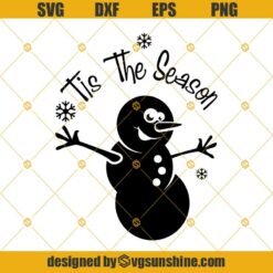 Tis the Season SVG, Snowman SVG, Christmas SVG