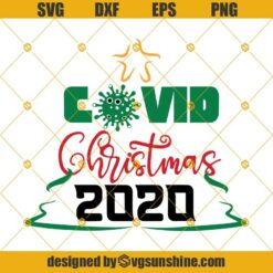Covid Christmas 2020 SVG, Christmas Tree SVG, Merry Christmas 2020 SVG, Quarantine Christmas SVG