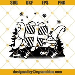Christmas Gnomes SVG, Gnomes Holiday SVG, Gnomies SVG, Gnomes Merry Christmas SVG PNG DXF EPS Cut Files Clipart Cricut