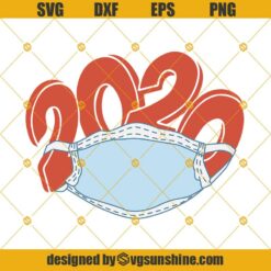 Thanksgiving 2020 Quarantine SVG, Turkey Face Mask SVG