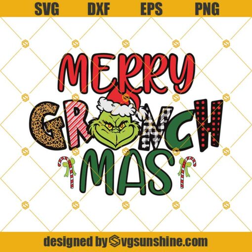 Merry Grinchmas SVG, The Grinch SVG, Grinch Christmas SVG, Grinchmas SVG, Grinch SVG PNG