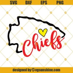 Kansas City SVG, Kansas City Chiefs SVG, KC Chiefs SVG, Love Chiefs SVG, KC Logo SVG, Football Fan SVG