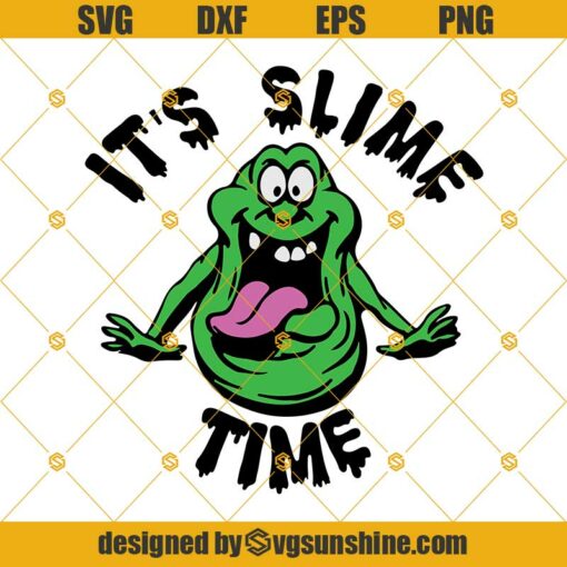Slimer SVG, It’s Slime Time SVG, Ghostbusters SVG, Ghostbusters Slimer SVG PNG DXF EPS Cut Files Clipart Cricut