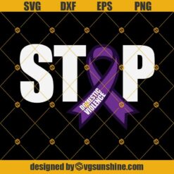 Domestic Violence Awareness SVG, Purple Ribbon SVG, Stop Domestic Violence SVG, Cricut, Cutting File, Clipart