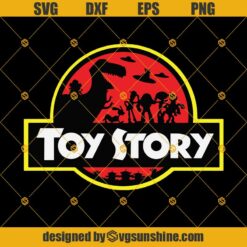 Toy Story Jurassic Park Logo Svg, Disney Movie T-Rex Svg, Toy Story Svg, Jurassic Park Svg, Toy Story Clipart, Disney Svg, Disney Toy Story Svg