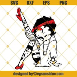 Betty Boop SVG DXF EPS PNG Cut Files Clipart Cricut Instant Download