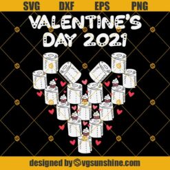 Happy Valentine’s Day 2021 SVG, Quarantine Valentine SVG, Masked Heart SVG, Valentines Day SVG DXF EPS PNG Cut Files Clipart Cricut Instant Download