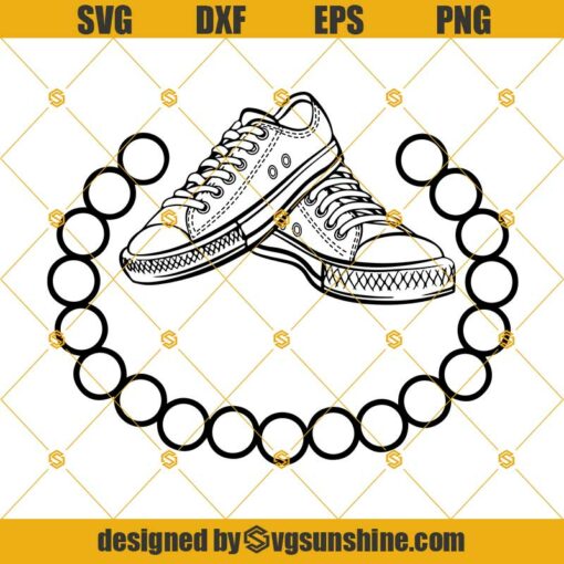 Chucks and Pearls SVG DXF EPS PNG Clipart Cricut Cut File Instant Download