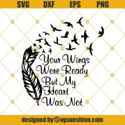 Infinity Symbol SVG, Infinity Bird Feather Svg, Feather Svg